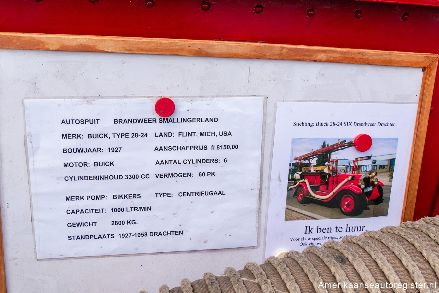 Vrachtwagens Buick Standard Six uit 1927